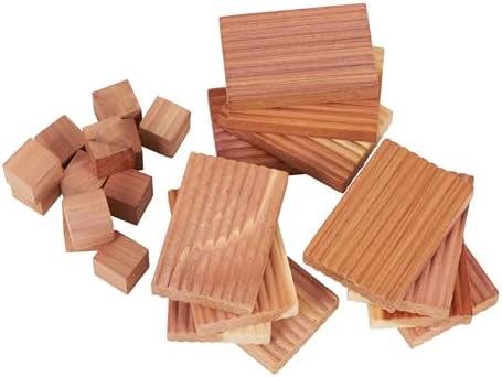 24‑Piece Set Cedar Kit, Set of 12 Cedar Blocks and 12 Cedar Cubes, Al…