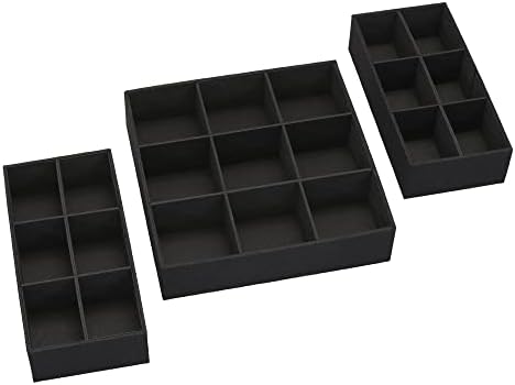 3‑Piece Drawer Organizer Starter Set in Customizable Inserts of Large…