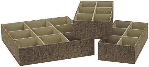 3‑Piece Drawer Organizer Starter Set in Customizable Inserts of Large…