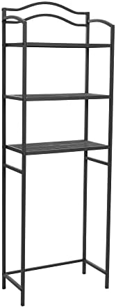 3-Tier Metal Over the Toilet Bathroom Storage Shelf, Grey