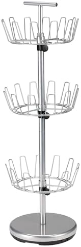 3-Tier Shoe Storage Tree, Silver