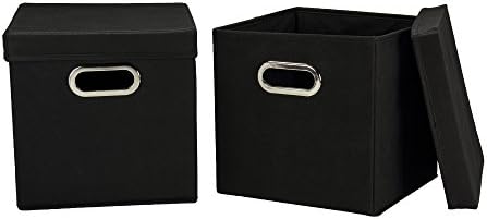 Decorative Storage Cube Set with Removable Lids
