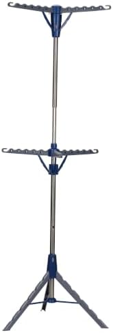 Portable 2-Tier Clothes Drying Rack Tri-pod