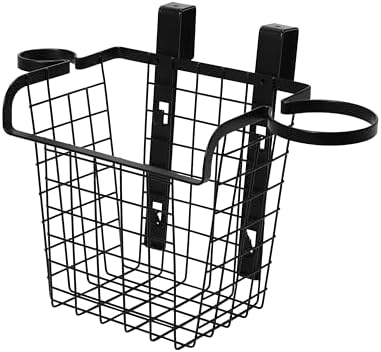 Blackened Iron Over-the-Door Organizer Basket
