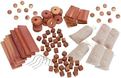 Cedar for Closets Value Accessory Kit, 96 Pieces, Natural