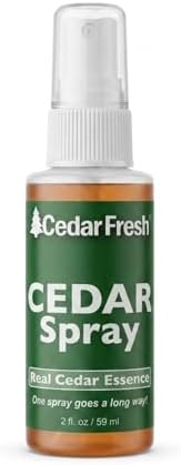 CedarFresh 2‑Ounce Cedar Power Spray, Natural Cedar Essence Odor Neut…