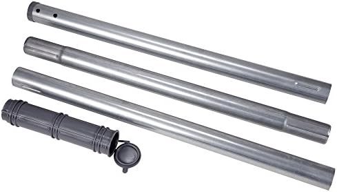 Heavy-Gauge 3-Piece Outdoor Clothesline Pole with Ground Sleeve, 85″ …