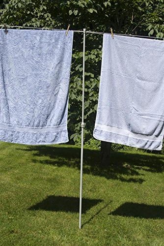 Outdoor Telescoping Clothesline Prop, Steel