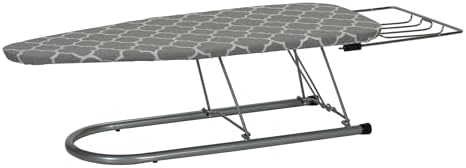 Tabletop Ironing Board, Durable Board with Iron Rest, Includes Door H…