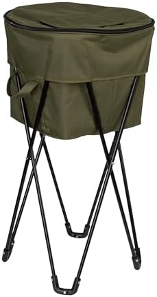 Thermal Standing Cooler with Travel Bag, Heavy-Duty Polyester, Black …