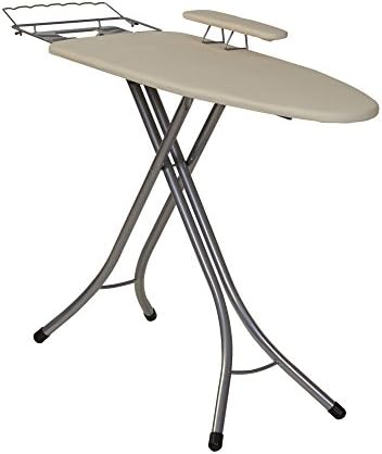 Wide Mega Ironing Board 4-Leg, Steel Top Pressing Station, Heat-Resis…