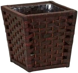 Woven Waste Basket, 3 Gallons, HandWoven Paper Rope with Removable Pl…